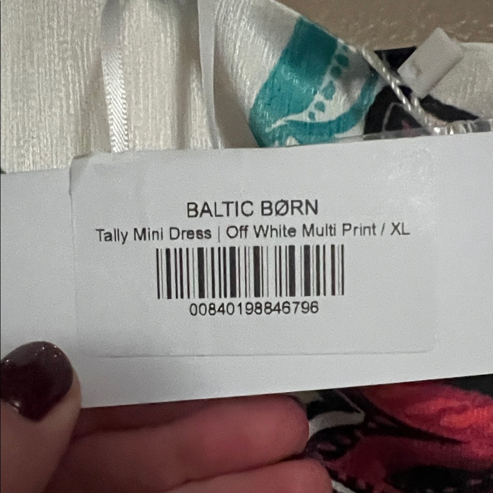 NWT Baltic Born Floral Tally Mini Dress - Size XL - Picture 15 of 15